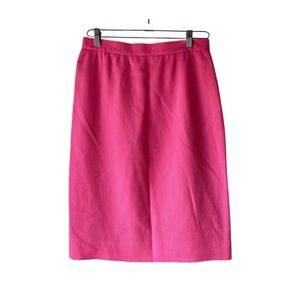 Vintage Emanuel Ungaro Paris Hot Pink Pencil Skirt Size 12